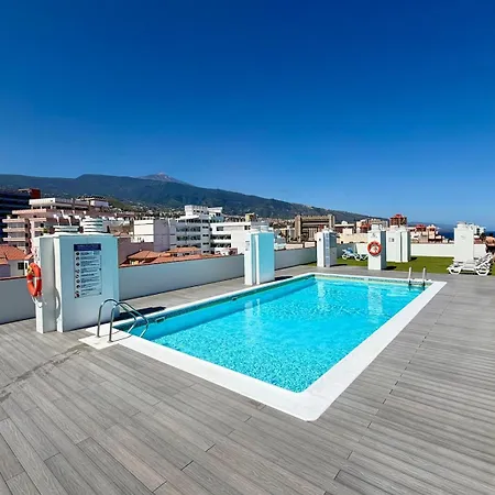 아파트 Plaza Del Charco, With Pool, Fast Wi-fi And Views 푸에르토 드 라 크루즈